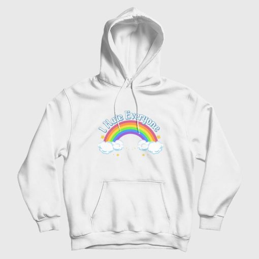 Care Bears Rainbow I Hate Everyone Hoodie Care Bears Rainbow I Hate Everyone Hoodie
