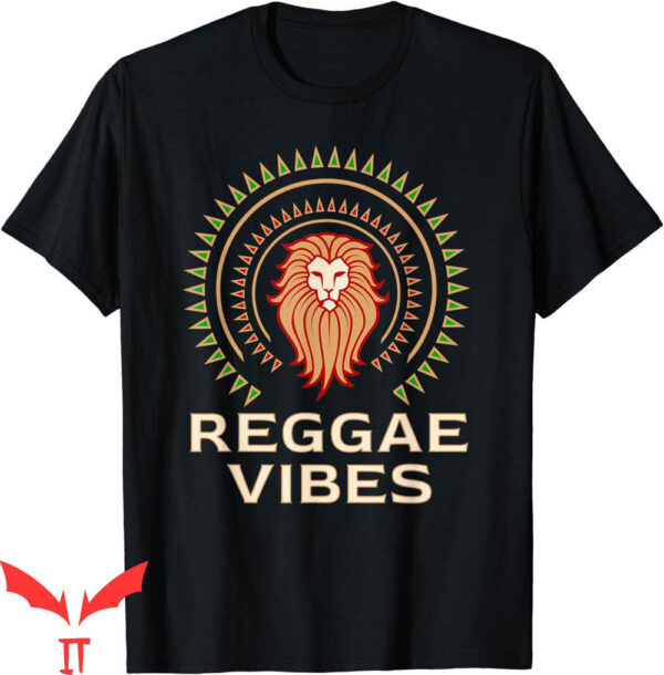 Caribbean Soul T-Shirt Jamaican Reggae Music Lion Caribbean