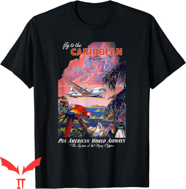 Caribbean Soul T-Shirt Pan Am Fly To The Caribbean Vintage