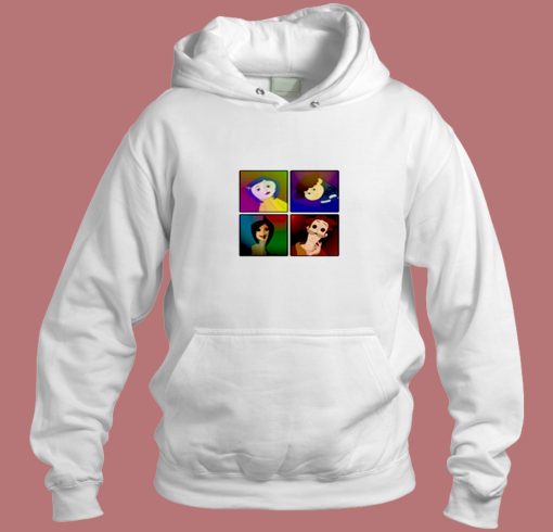 Cartoonized Coraline Aesthetic Hoodie Style Cartoonized Coraline Aesthetic Hoodie Style
