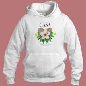 Casablanca Tennis Club Floral Hoodie Style