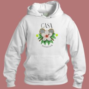 Casablanca Tennis Club Floral Hoodie Style