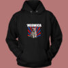 Cat 4th Of July Meowica Vintage Hoodie