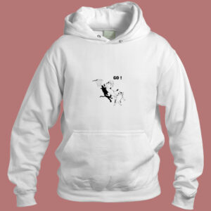 Cat Aiming Go Aesthetic Hoodie Style