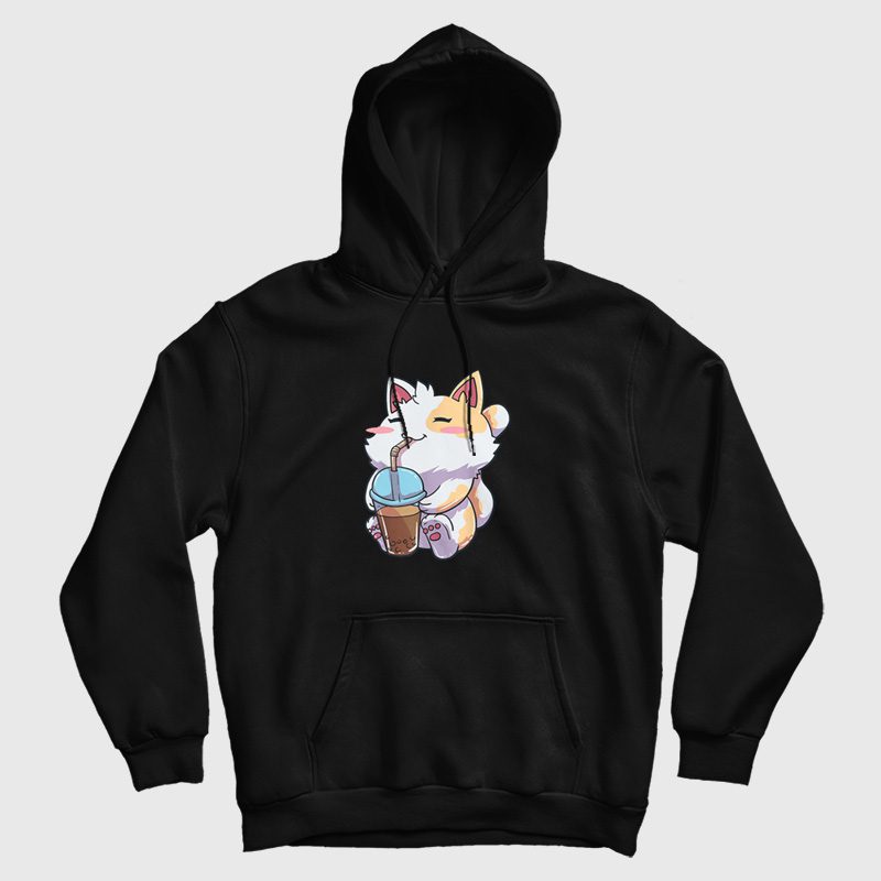 Cat Bubble Tea Neko Kitty Kawaii Neko Hoodie Cat Bubble Tea Neko Kitty Kawaii Neko Hoodie