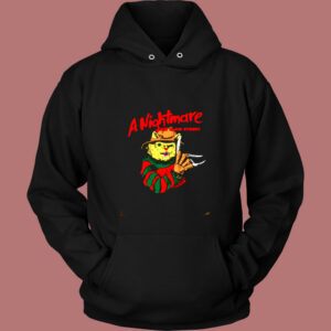 Cat Freddy Krueger A Nightmare On Claw Street Vintage Hoodie