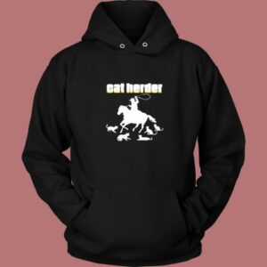 Cat Herder Vintage Hoodie