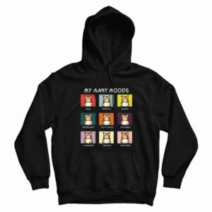 Cat My Many Moods Hoodie