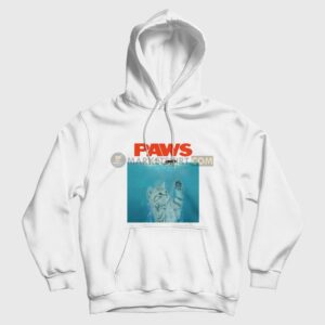 Cat Paws Jaws Parody Hoodie