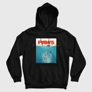 Cat Paws Jaws Parody Hoodie