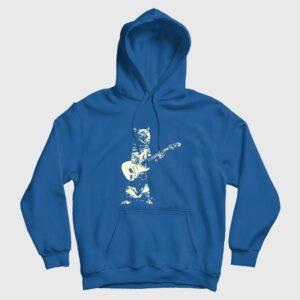 Cat Playing Guitar Hoodie