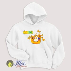 Catdog Cartoon Character Hoodie Size S-XXL