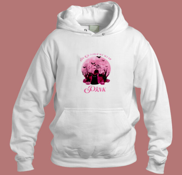 Cats In October We Wear Aesthetic Hoodie Style