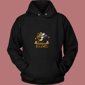 Cats Sumo Wrestling 80s Hoodie