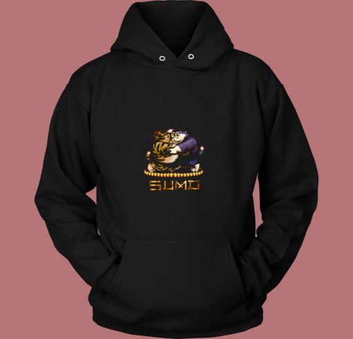 Cats Sumo Wrestling 80s Hoodie Cats Sumo Wrestling 80s Hoodie