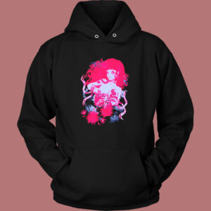 Centipede Girl Rib Hoodie Style