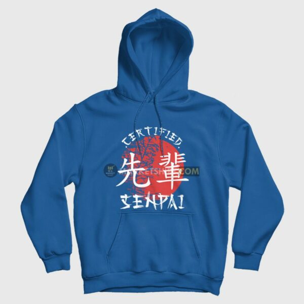 Certified Senpai Japanese Hoodie