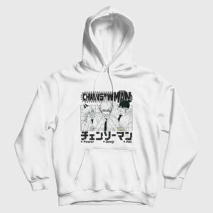 Chainsaw Man Aki Denji and Power Hoodie