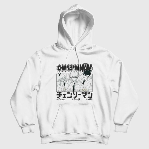 Chainsaw Man Aki Denji and Power Hoodie