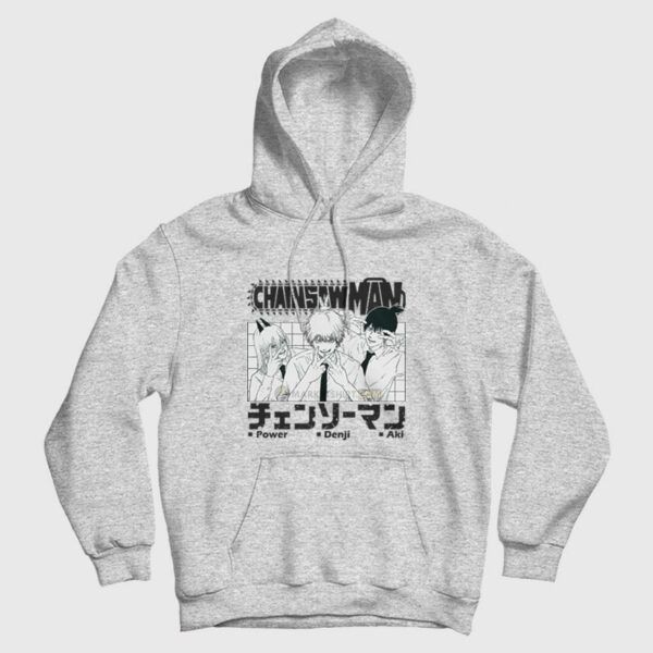 Chainsaw Man Aki Denji and Power Hoodie