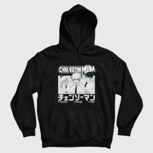 Chainsaw Man Aki Denji and Power Hoodie 4