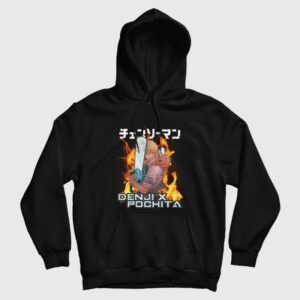 Chainsaw Man Denji and Pochita Hoodie
