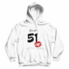 Chapter 51 Years 51th Happy Birthday Lips Hoodie