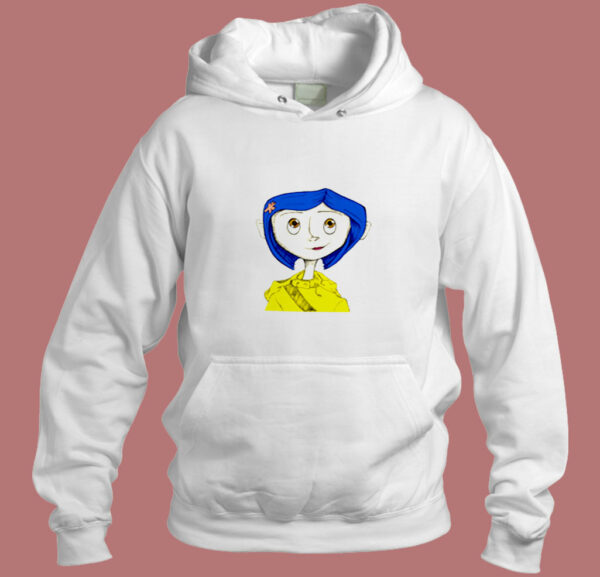 Character Coraline From The Animated Movie Aesthetic Hoodie Style