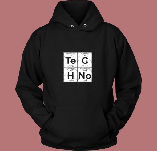 Chemical Element Of Techno Music Vintage Hoodie Chemical Element Of Techno Music Vintage Hoodie