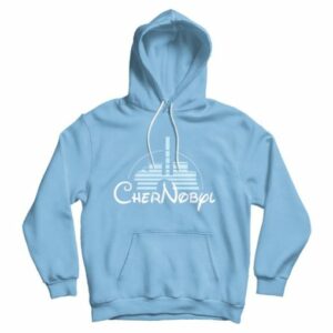 Chernobyl Royal Blue Half Sleeve Hoodie