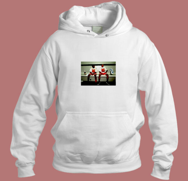 Chicago Bulls Championship Michael Jordan Scottie Pippen Repeat 3 Peat Aesthetic Hoodie Style
