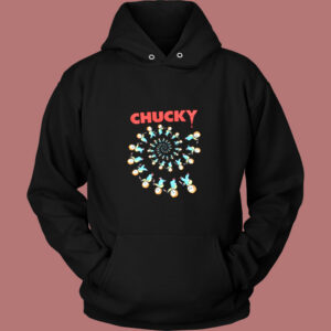 Child’s Play Spiral Of Scary Chucky Halloween Vintage Hoodie