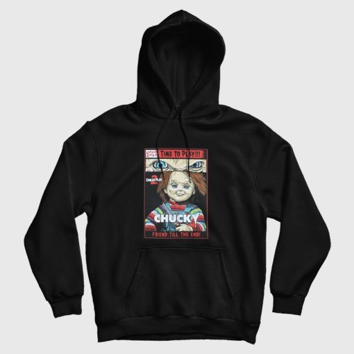 Child's Play Chucky Good Guys Time To Play Hoodie Child's Play Chucky Good Guys Time To Play Hoodie