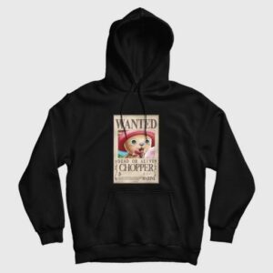 Chopper Wanted Poster One Piece Hoodie 3