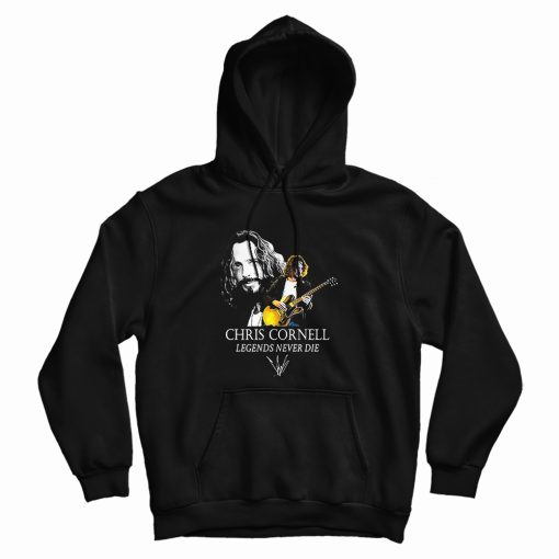 Chris Cornell Legends Never Die Signature Hoodie Chris Cornell Legends Never Die Signature Hoodie