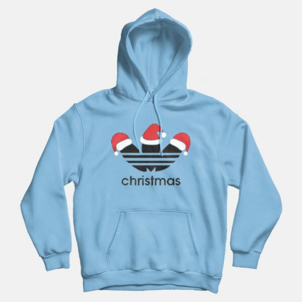 Christmas Adidas Parody Funny Hoodie