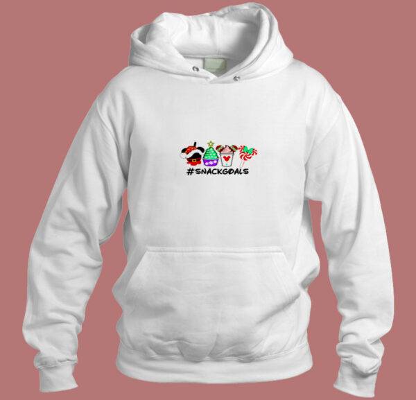 Christmas Inspired Snack Goals Parody Aesthetic Hoodie Style