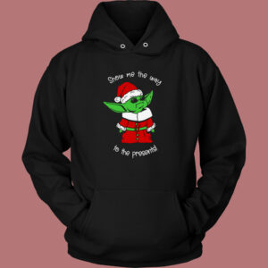 Christmas Ornament Baby Yoda Hoodie Style