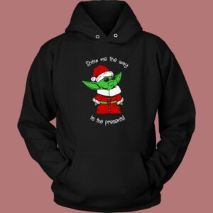 Christmas Ornament Baby Yoda Hoodie Style