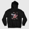 Christmas Pizza Cat Laser Eyes Hoodie