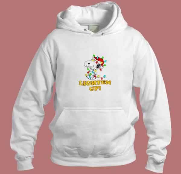 Christmas Snoopy Lighten Up Aesthetic Hoodie Style