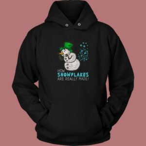 Christmas Snowflakes Hoodie Style