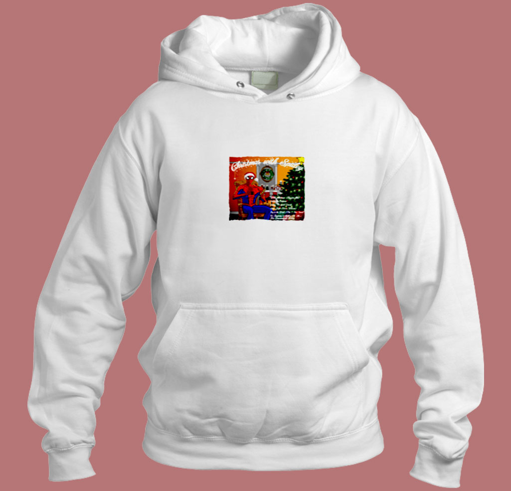 Christmas With Spidey Aesthetic Hoodie Style Christmas With Spidey Aesthetic Hoodie Style