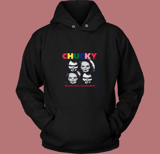 Chucky Batteries Included Vintage Hoodie Chucky Batteries Included Vintage Hoodie