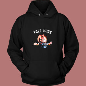 Chucky Free Hugs Childs Play Horror Movie Vintage Hoodie