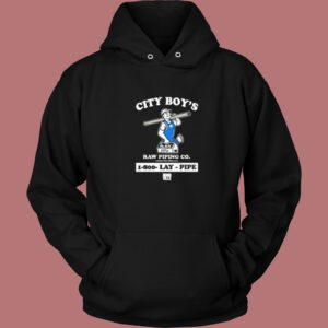 City Boys Raw Piping Hoodie Style