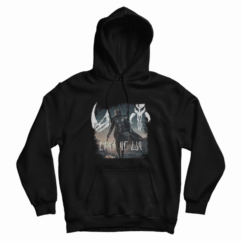 Clan Of Two The Mandalorian Hoodie Clan Of Two The Mandalorian Hoodie