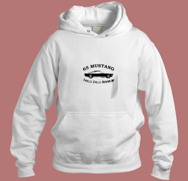 Classic Car Shirt Of 1965 Ford Mustang Aesthetic Hoodie Style
