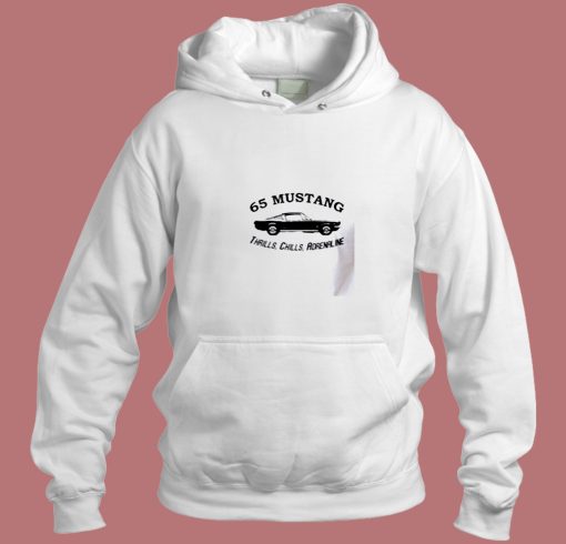 Classic Car Shirt Of 1965 Ford Mustang Aesthetic Hoodie Style Classic Car Shirt Of 1965 Ford Mustang Aesthetic Hoodie Style