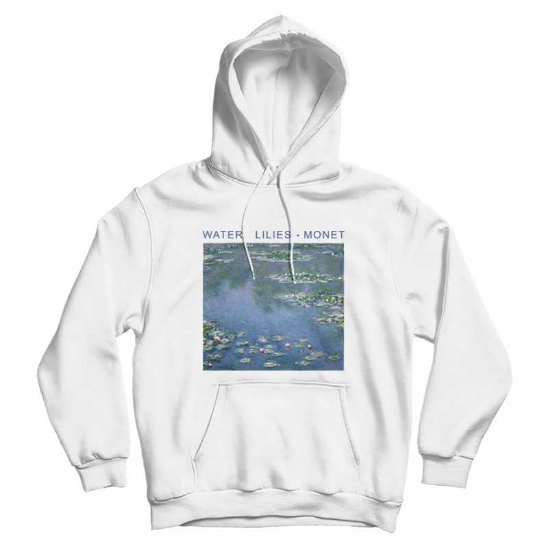 Claude Monet Water Lilies 1906 Hoodie Claude Monet Water Lilies 1906 Hoodie